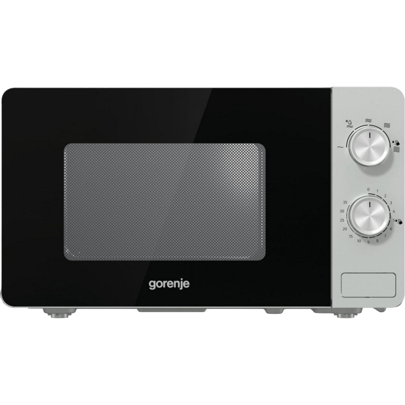 Микроволновая печь Gorenje MO17E1S, 17Л, Механическая, Серебристая [1]