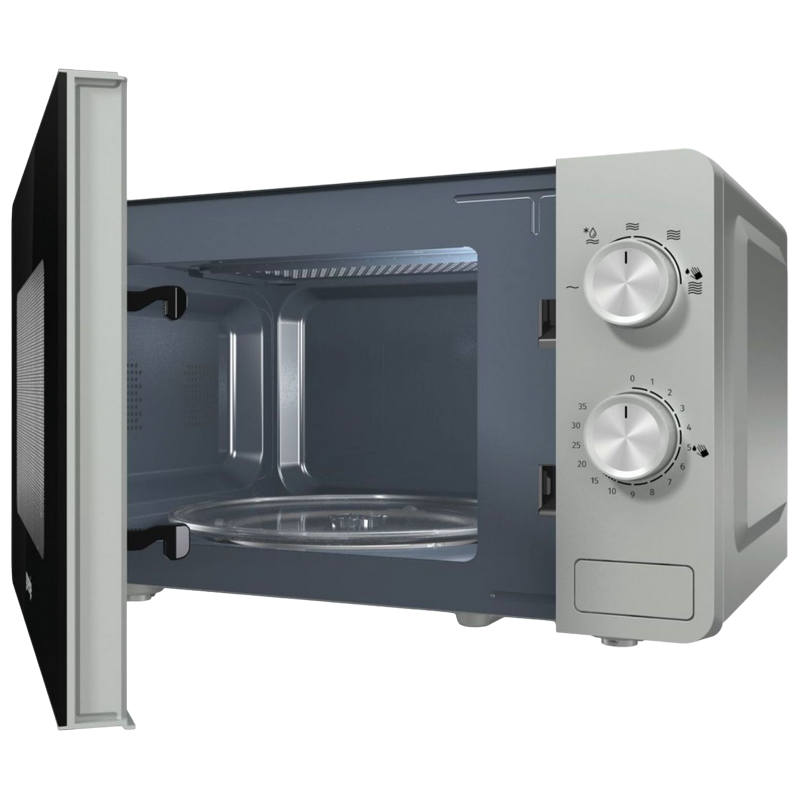 Микроволновая печь Gorenje MO17E1S, 17Л, Механическая, Серебристая [5]
