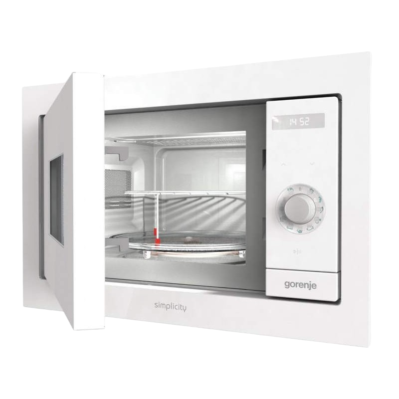 Cuptor cu microunde incorporabil Gorenje BM235G1SYW, 23L, Grill, Alb [2]