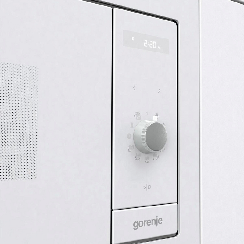 Cuptor cu microunde incorporabil Gorenje BM235G1SYW, 23L, Grill, Alb [10]