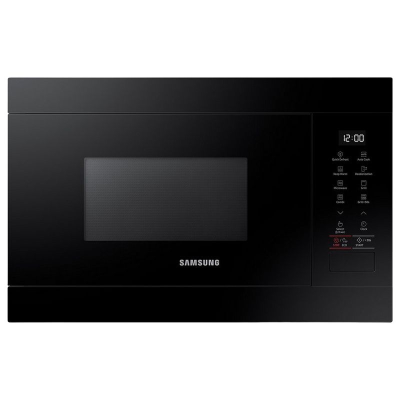 Встраиваемая микроволновая печь Samsung MG22M8254AK/E2, 22Л, Гриль, Сенсорное управление, Черная [1]