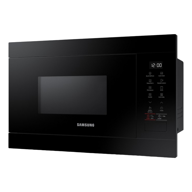 Встраиваемая микроволновая печь Samsung MG22M8254AK/E2, 22Л, Гриль, Сенсорное управление, Черная [8]