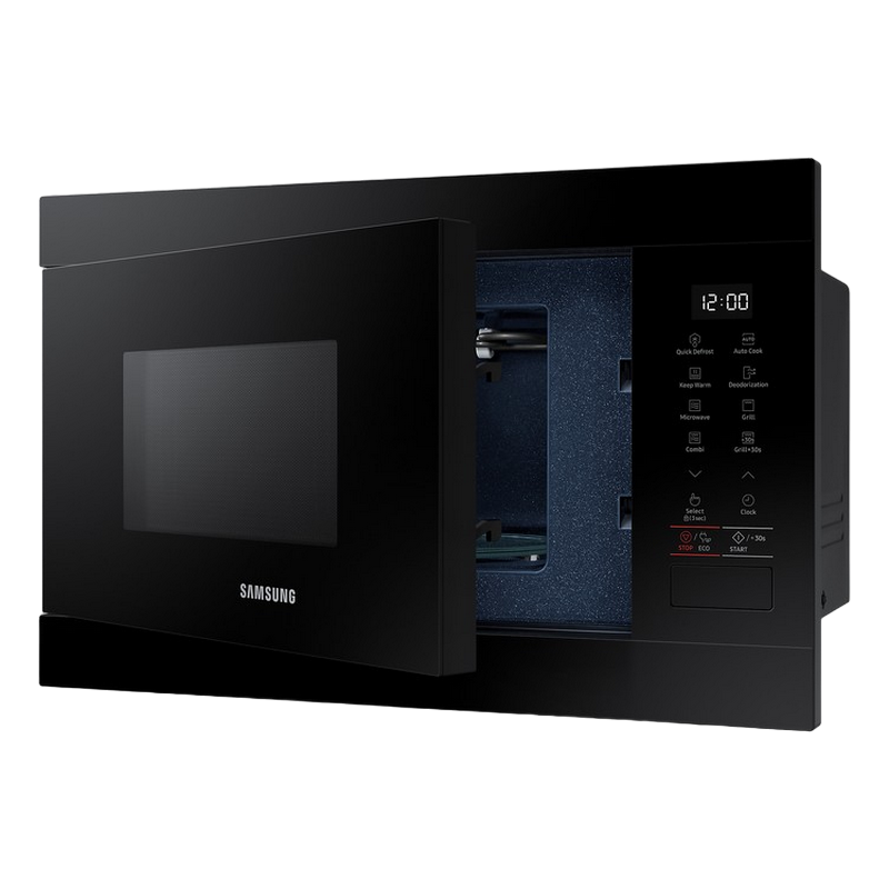 Встраиваемая микроволновая печь Samsung MG22M8254AK/E2, 22Л, Гриль, Сенсорное управление, Черная [6]