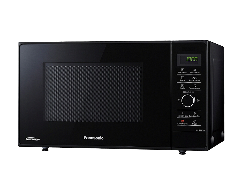 Микроволновая печь Panasonic NN-GD37HBZPE, 23Л, Гриль, Инвертор, Черная [2]