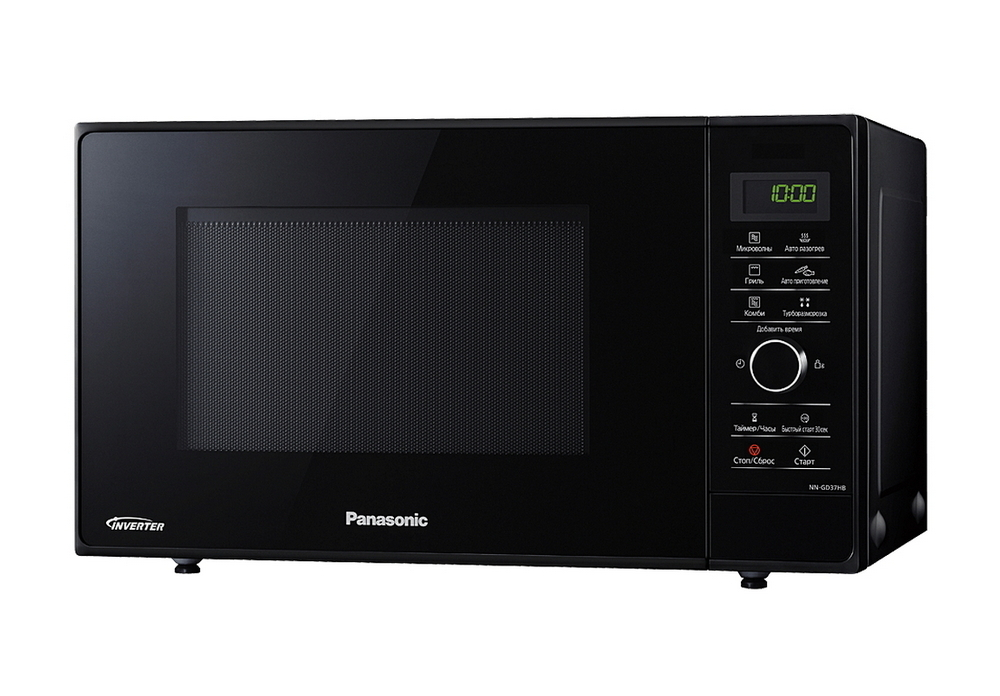 Микроволновая печь Panasonic NN-GD37HBZPE, 23Л, Гриль, Инвертор, Черная [4]