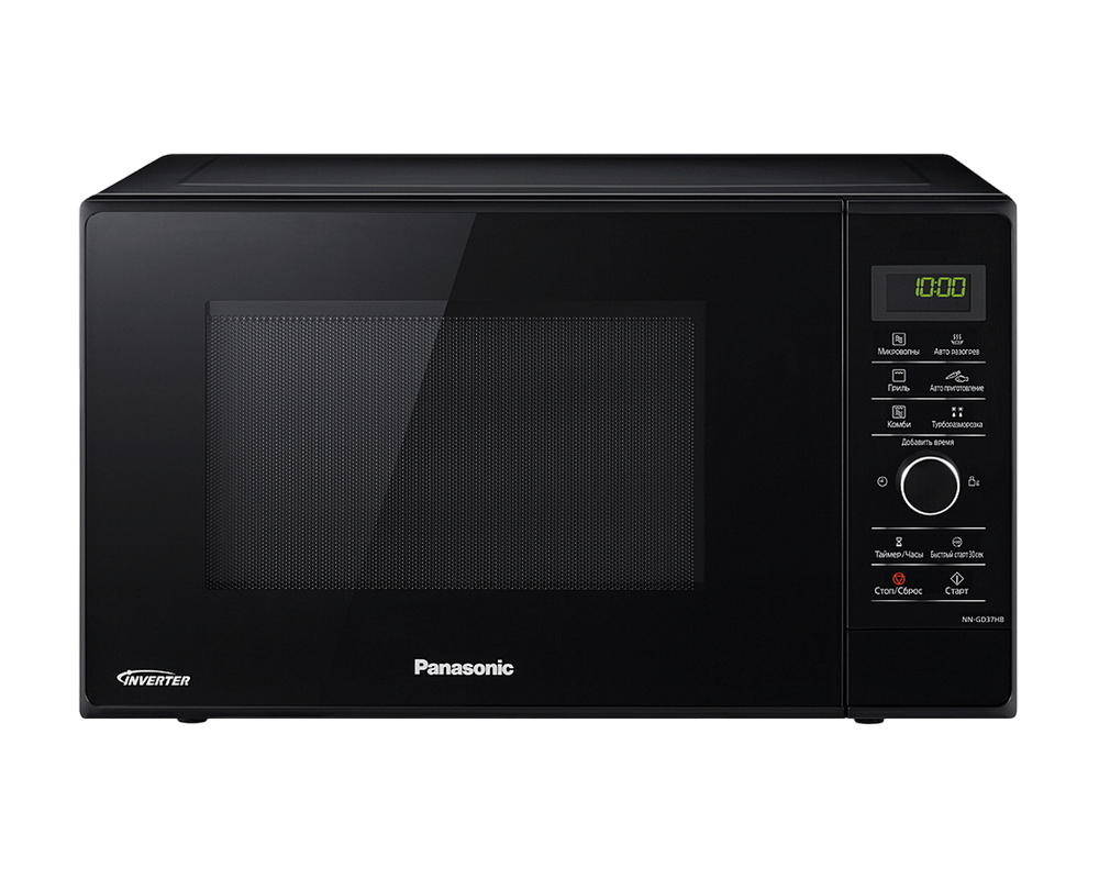 Микроволновая печь Panasonic NN-GD37HBZPE, 23Л, Гриль, Инвертор, Черная [1]