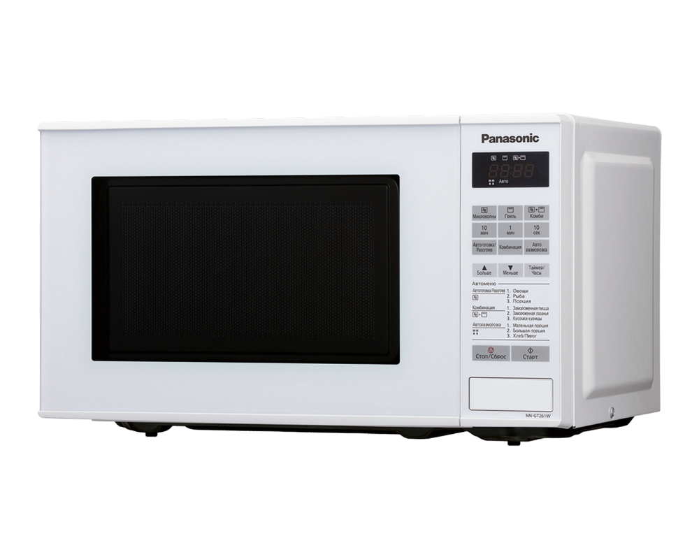 Cuptor cu microunde Panasonic NN-GT261WZPE, 20L, Grill, Alb, 1000W [5]