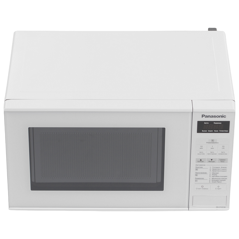 Микроволновая печь Panasonic NN-ST251WZPE, 20Л, Белая, 800Вт [9]