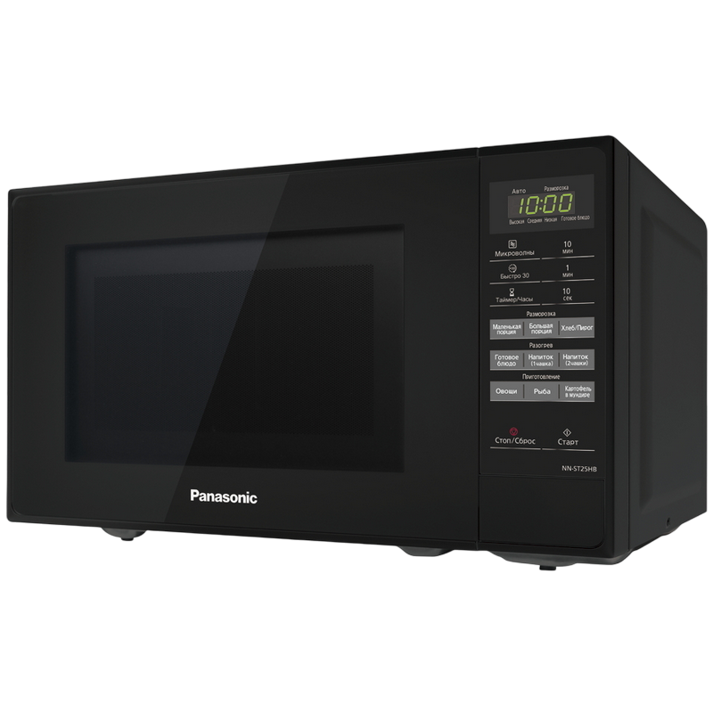 Микроволновая печь Panasonic NN-ST25HBZUE, 20Л, Черная, 800Вт [3]