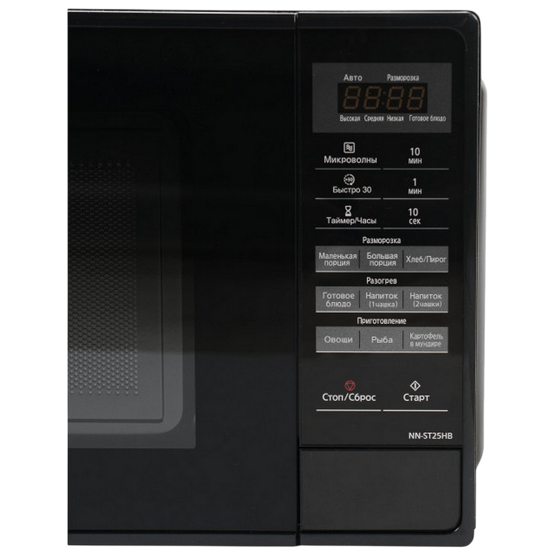 Микроволновая печь Panasonic NN-ST25HBZUE, 20Л, Черная, 800Вт [2]