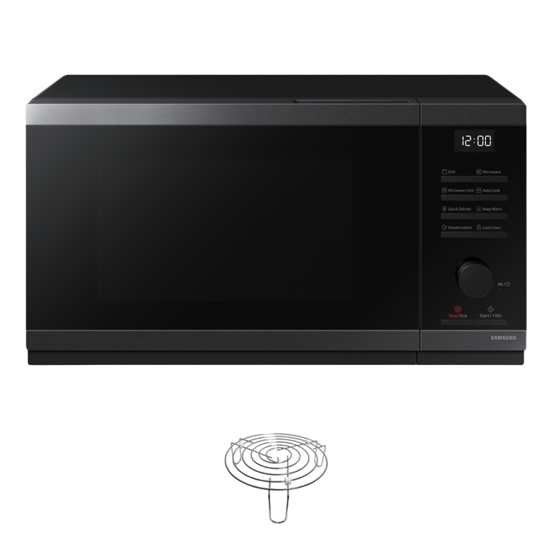Микроволновая печь Samsung MG23DG4524AGE2, 23Л, Гриль, Цифровая, Графит серый [3]