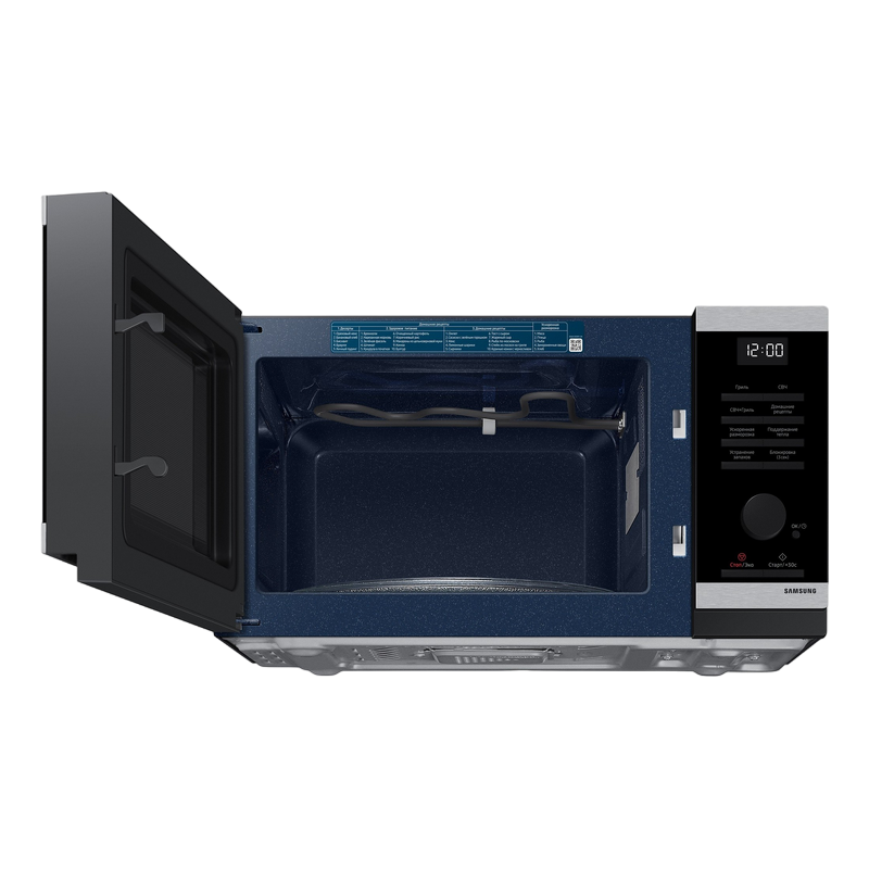 Микроволновая печь Samsung MG23DG4524ATE2, 23Л, Гриль, Цифровая, Титан серый [7]