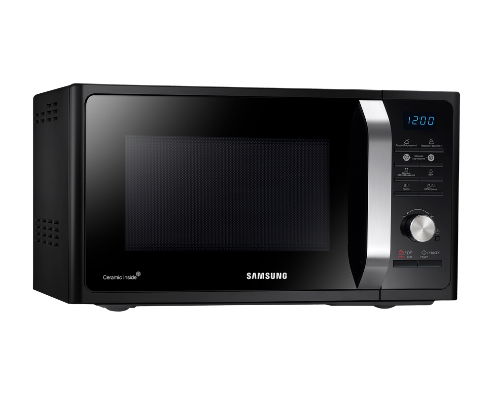 Микроволновая печь Samsung MG23F301TAK/OL, 23Л, Гриль, 800Вт, Черная [8]