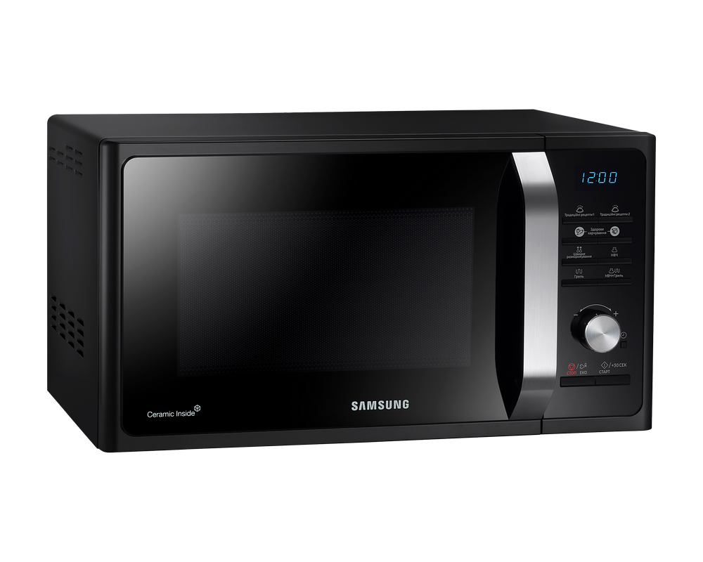 Микроволновая печь Samsung MS23F301TAK/OL, 23Л, 800Вт, Черная [2]