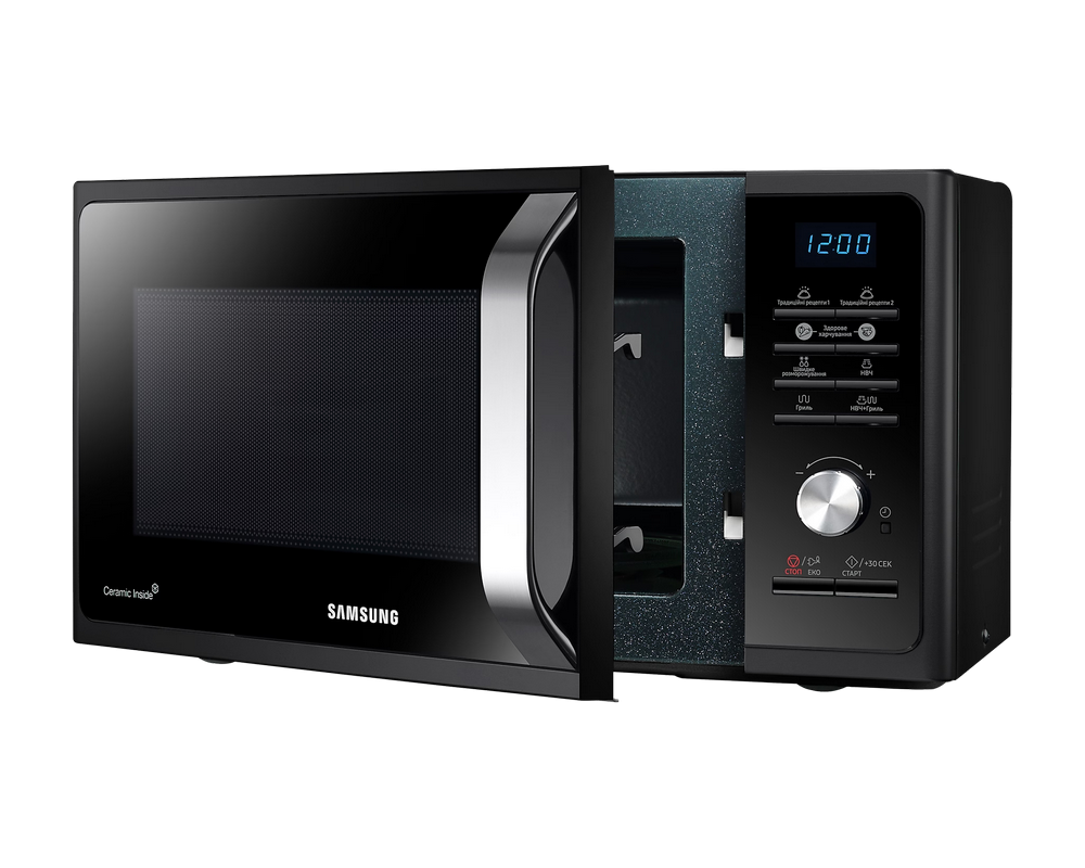 Микроволновая печь Samsung MS23F301TAK/OL, 23Л, 800Вт, Черная [3]
