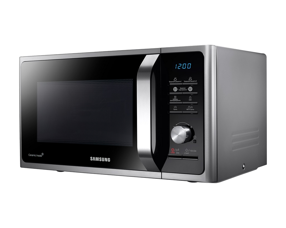 Cuptor cu microunde Samsung MS23F301TAS/OL, 23L, 800W, Inox [10]