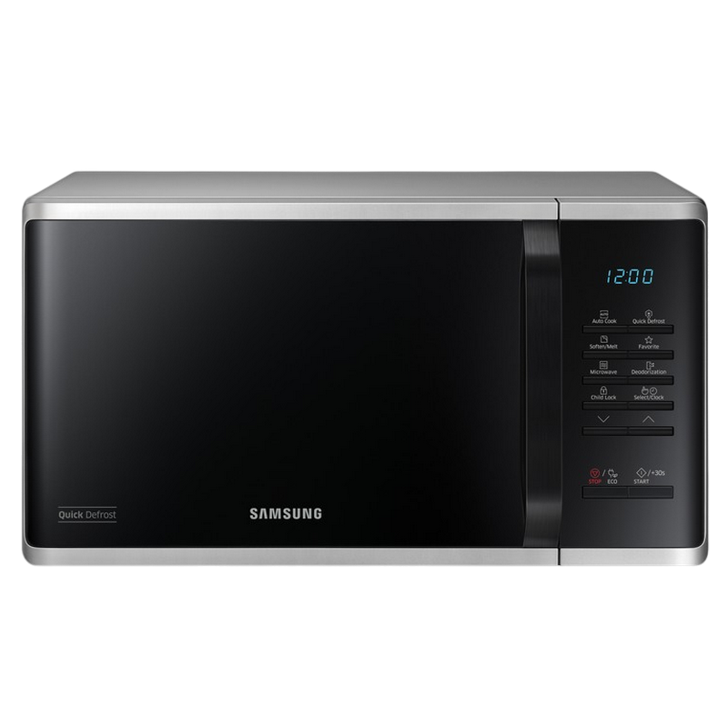 Микроволновая печь Samsung MS23K3513AS/OL, 23Л, Нержавейка, Гриль, 800Вт [1]