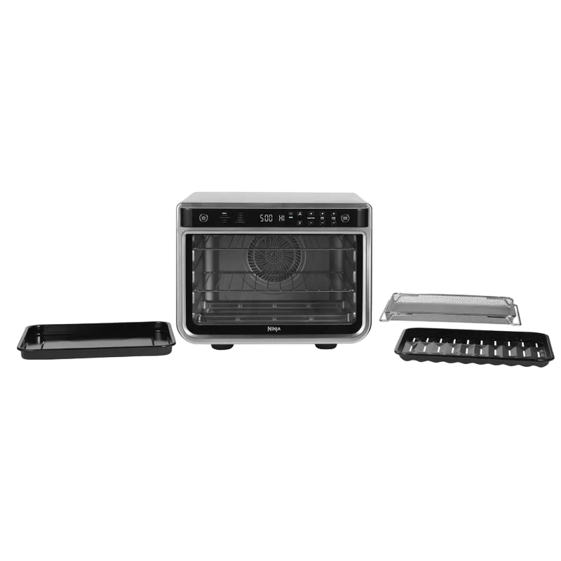 Cuptor Electric Ninja DT200EU XL 10 în 1, 2400W, 29L, Air Fry, Negru/Inox [7]