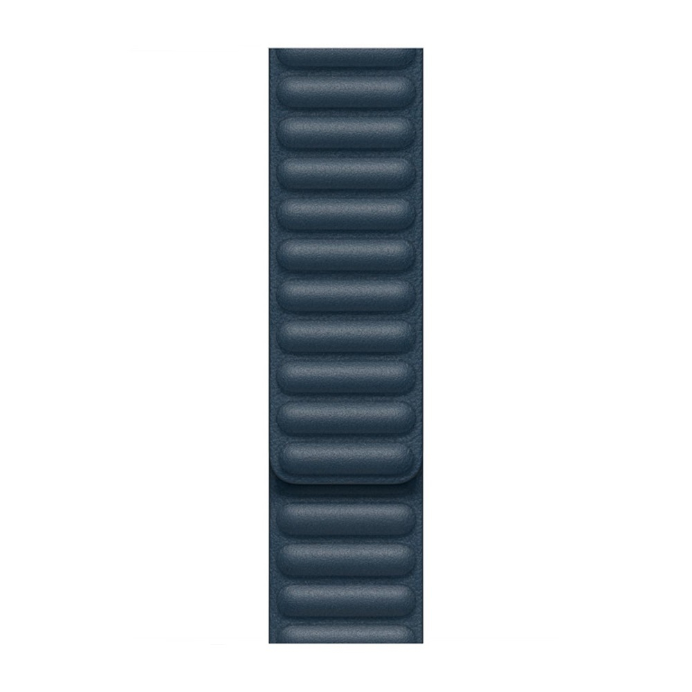 Кожаный ремешок для Apple Watch 42/44/45 мм M/L синий [1]