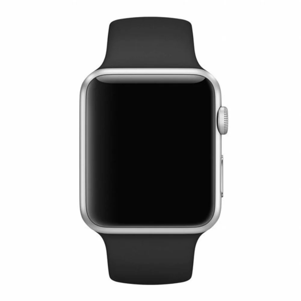 Silicon Apple Watch Strap 38/40/41mm M/L Black [3]