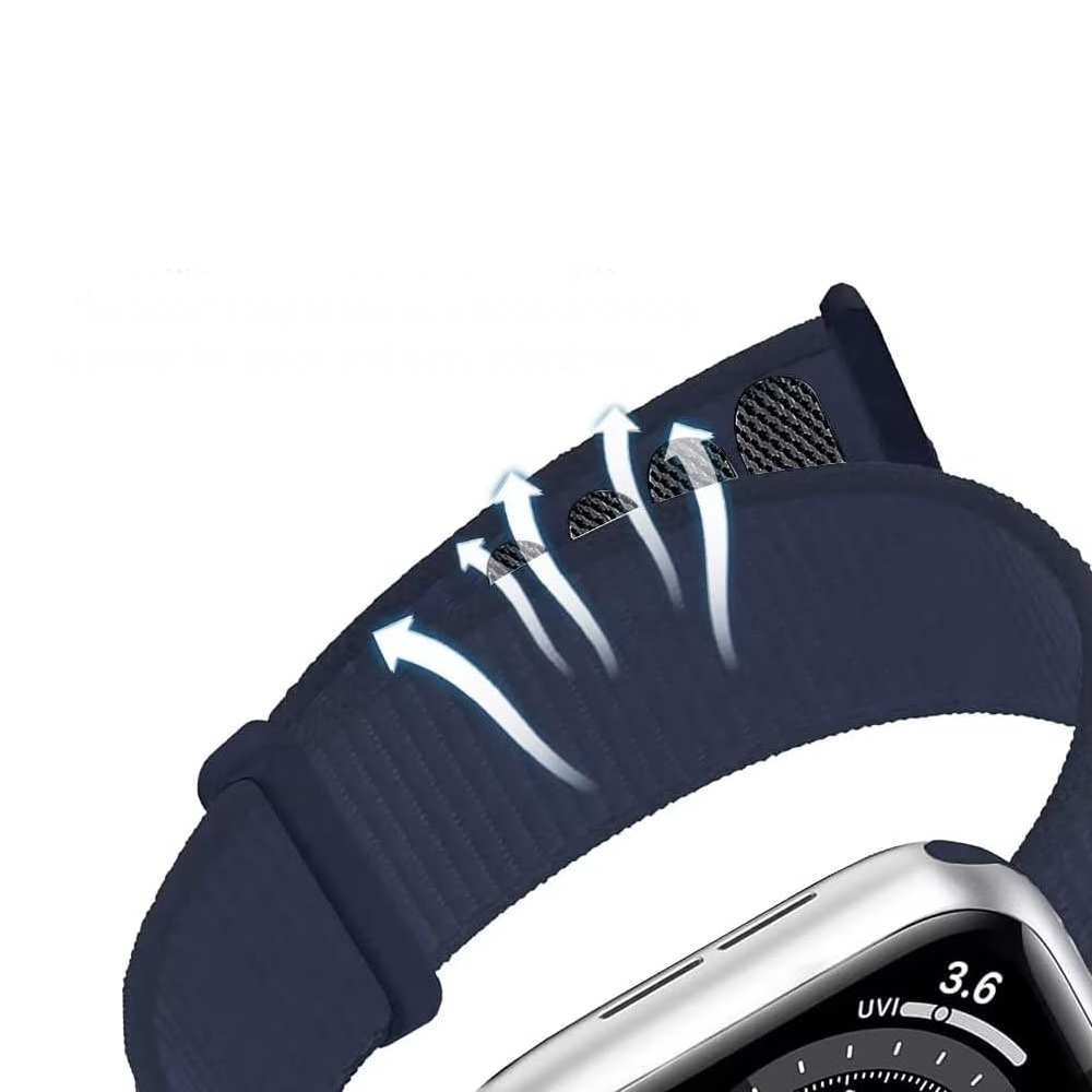 Apple Watch Nylon Loop Strap 38/40/41mm Dark Blue [2]