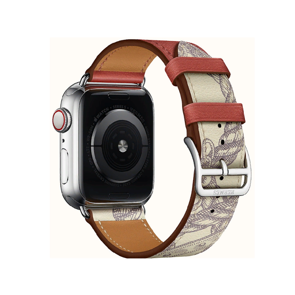 VPG Rhea Series Real Leather IWatch Strap 38/40/41mm Brique [2]