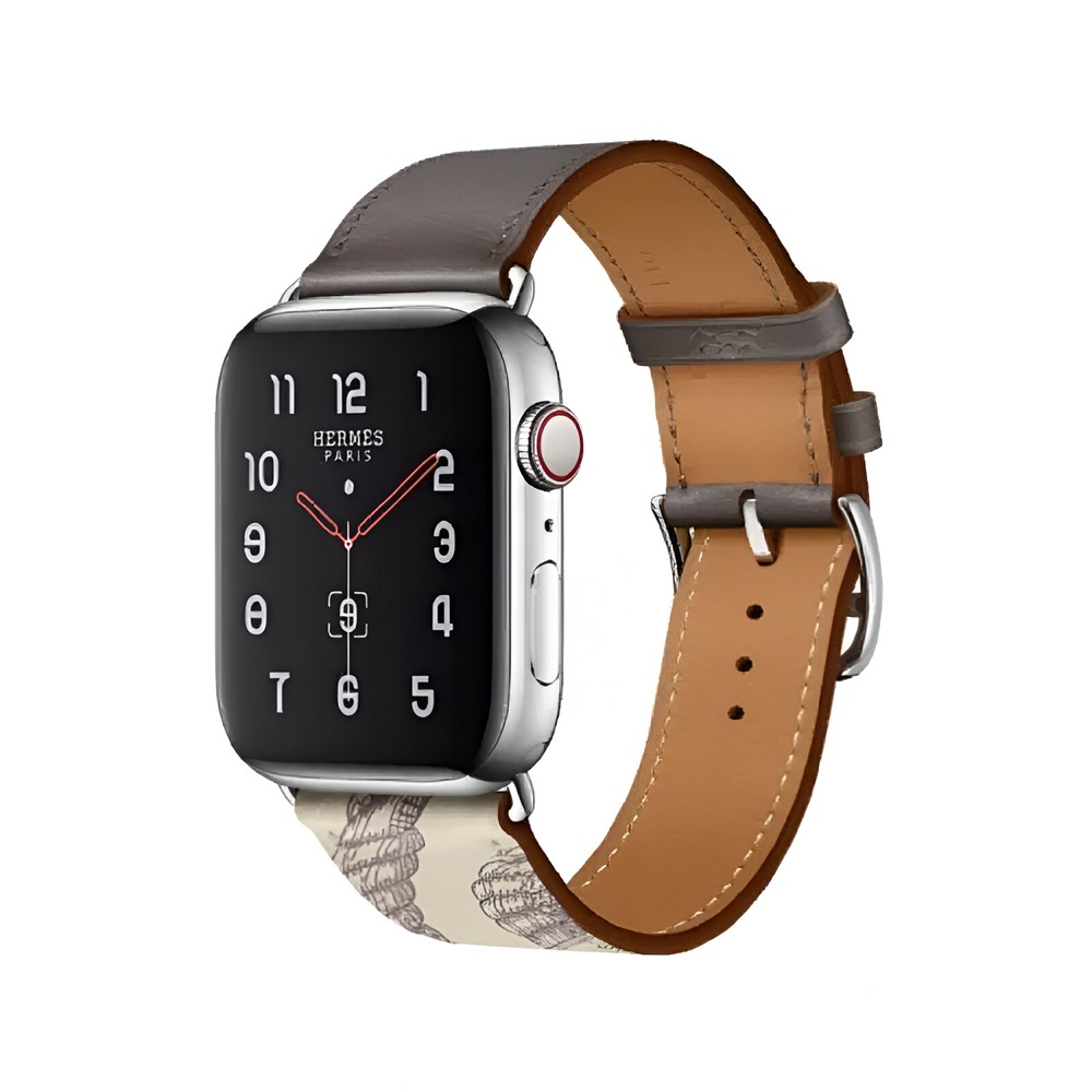 VPG Rhea Series Real Leather iWatch Strap 38/40/41mm Grey [2]