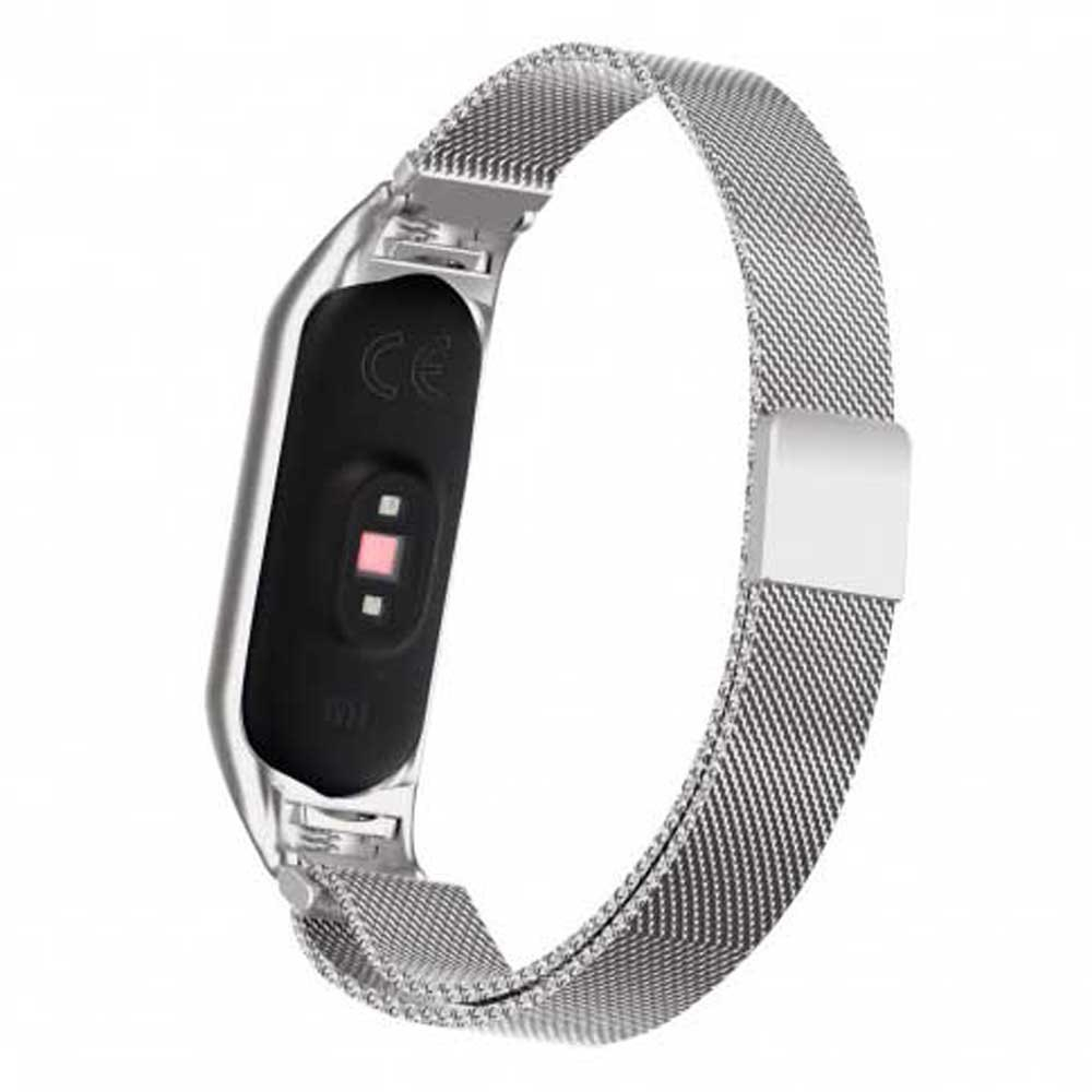 Ремешок Metal для Mi Band 5, серебристый [3]