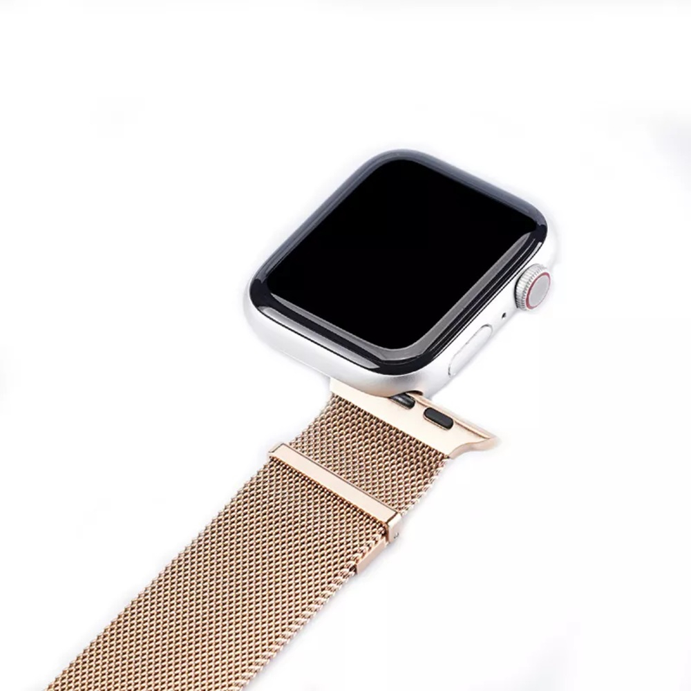 Ремешок Milanese версии для Apple Watch 38MM/40MM/41MM, золотого цвета. [2]