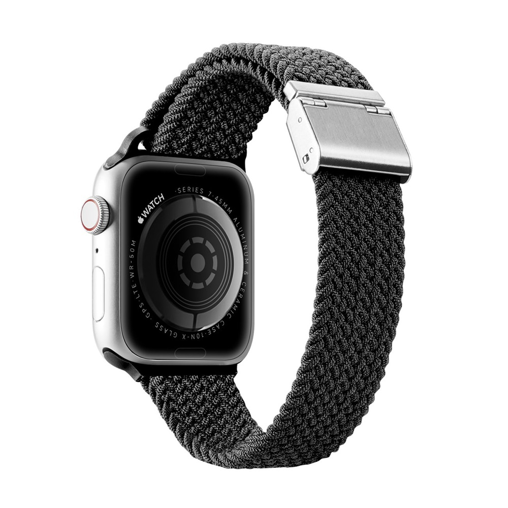 Ремешок DUX DUCIS Strap Mixture II Version для Apple Watch 42 мм/44 мм/45 мм, черный. [2]