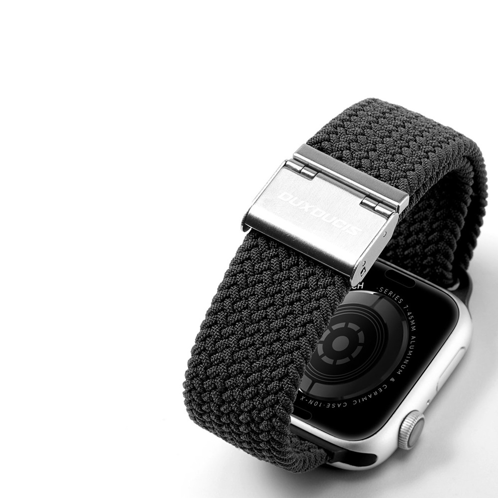 Ремешок DUX DUCIS Strap Mixture II Version для Apple Watch 42 мм/44 мм/45 мм, черный. [4]