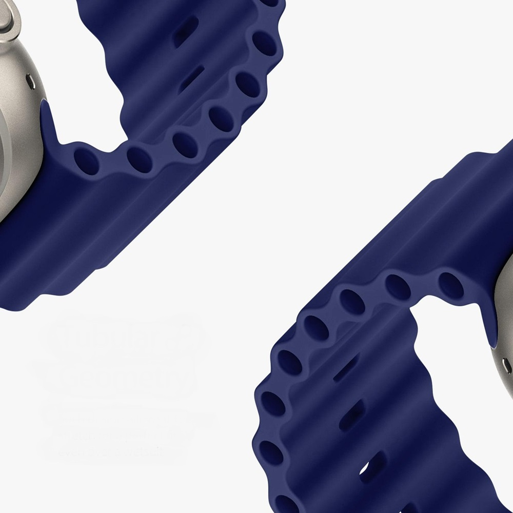 Ремешок Ocean Wave версии для Apple Watch 38MM/40MM/41MM, Midnight Blue. [3]