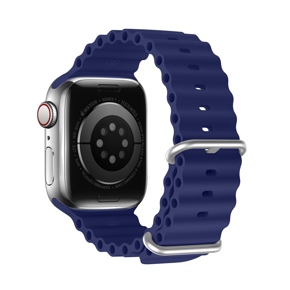DUX DUCIS Strap Ocean Wave Version Apple Watch 42MM/44MM/45MM, Mid-Night Blue [2]