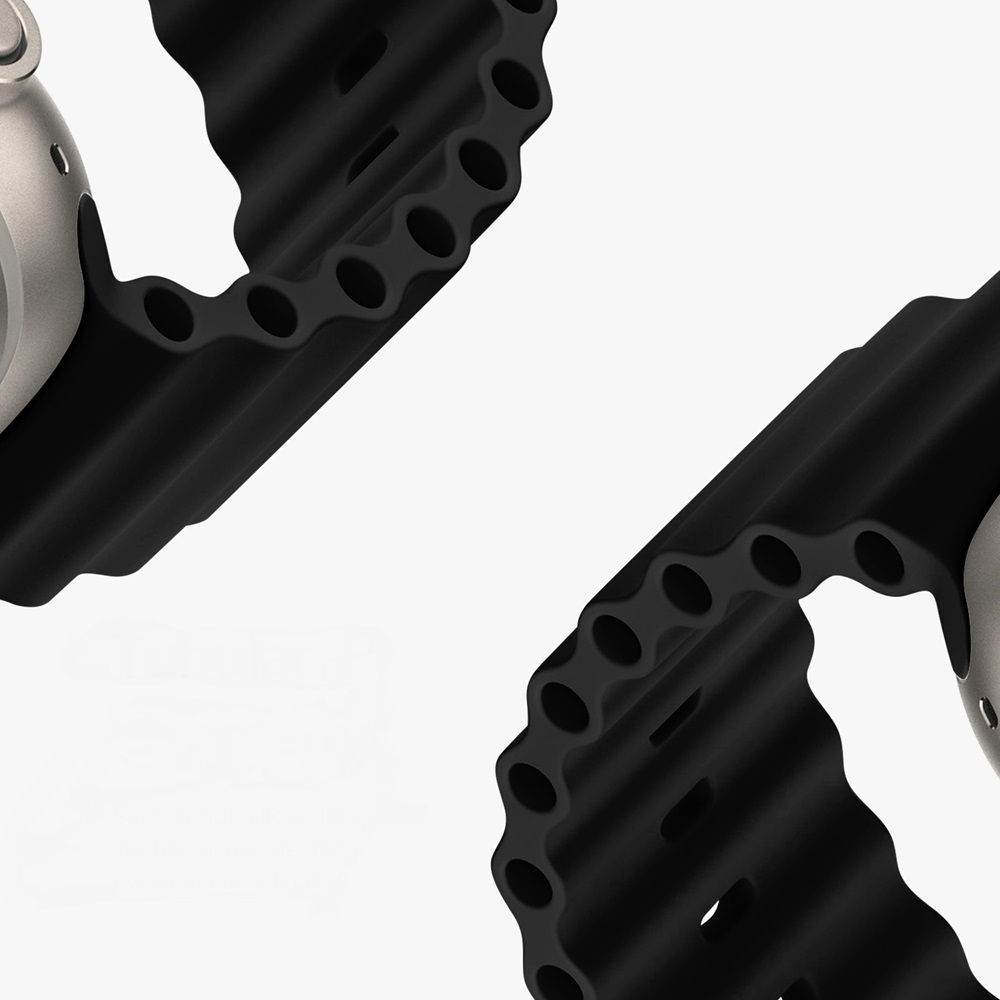 DUX DUCIS Strap Ocean Wave Version Apple Watch 42MM/44MM/45MM, Black [3]