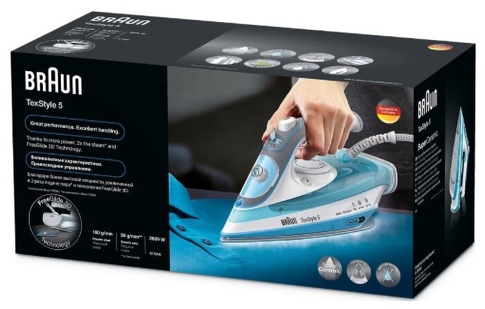 Fier de călcat Braun SI5006BL, 2600 W [8]