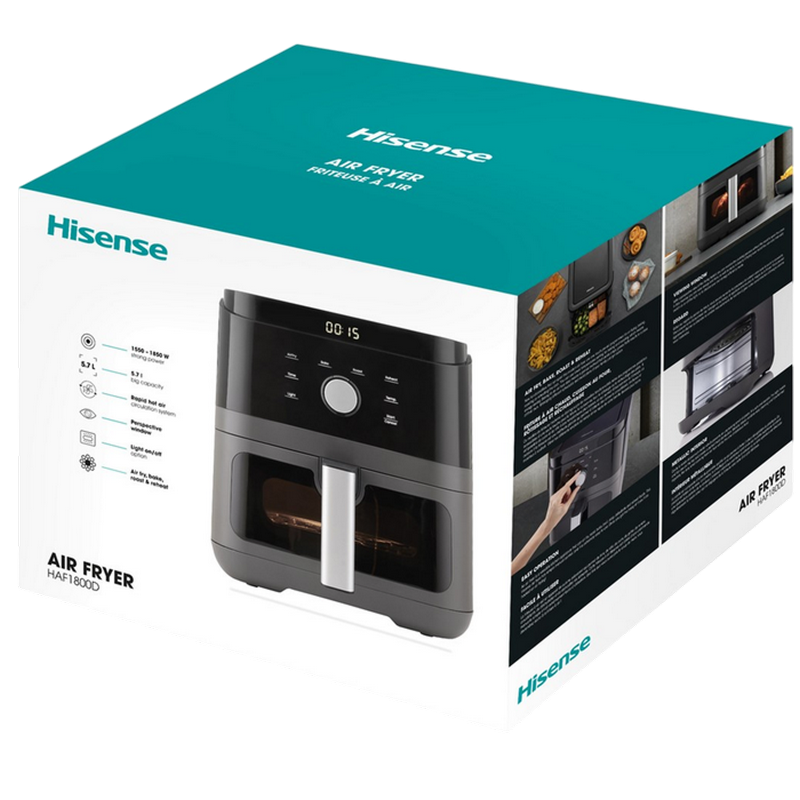 Friteuză cu aer cald Hisense HAF1800D, 1850 W [2]
