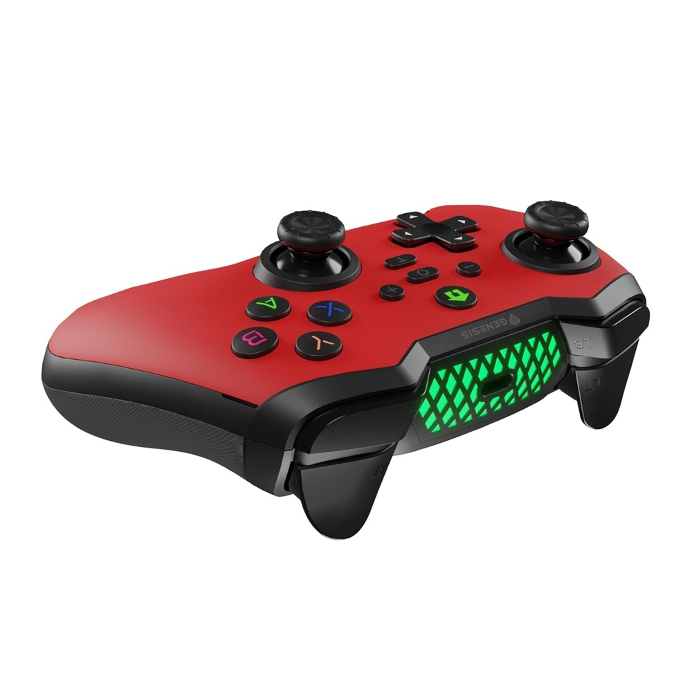 Genesis Gamepad Mangan 400 Wireless (for PC/Switch/Mobile), Red [2]