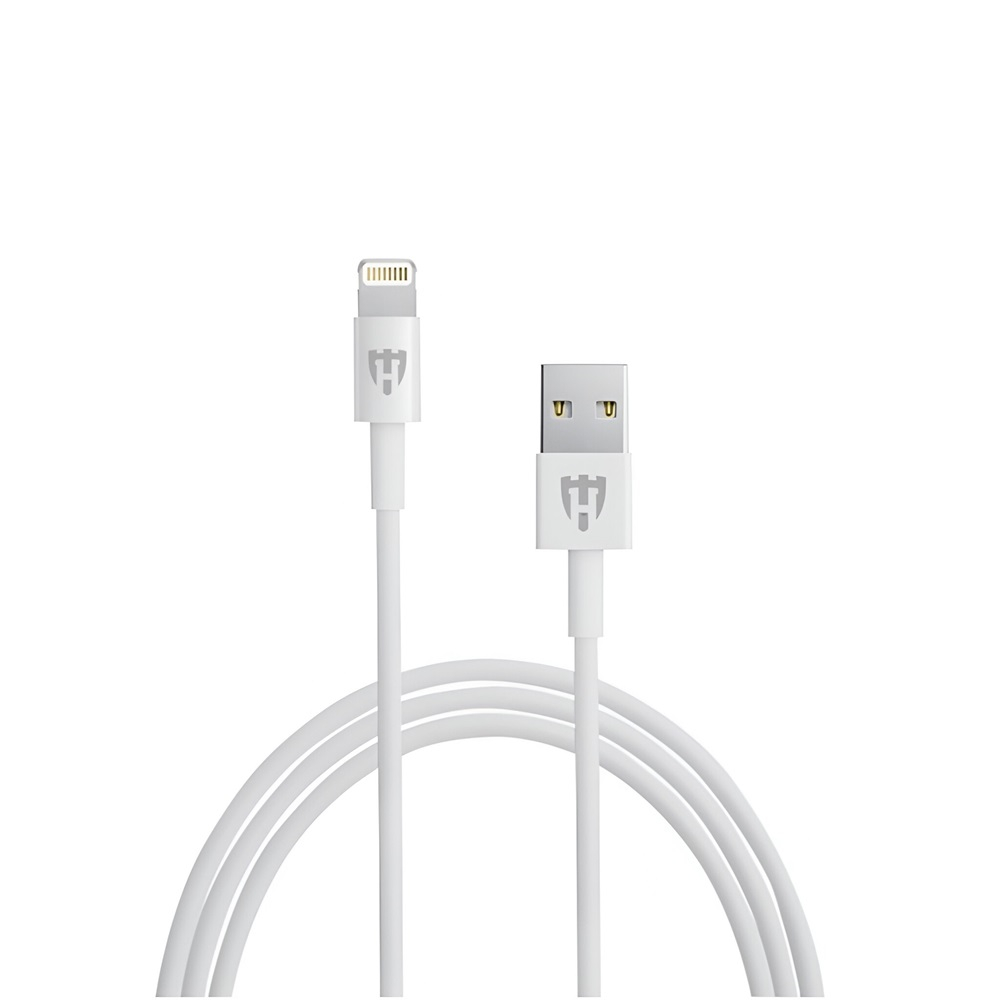 Helmet Car Charger with Lightning Cable 2xUSB 2.4A , Silver [2]