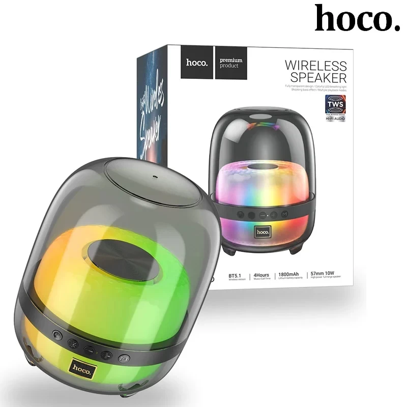 Hoco DS62 Tiny colorful BT speaker black [1]