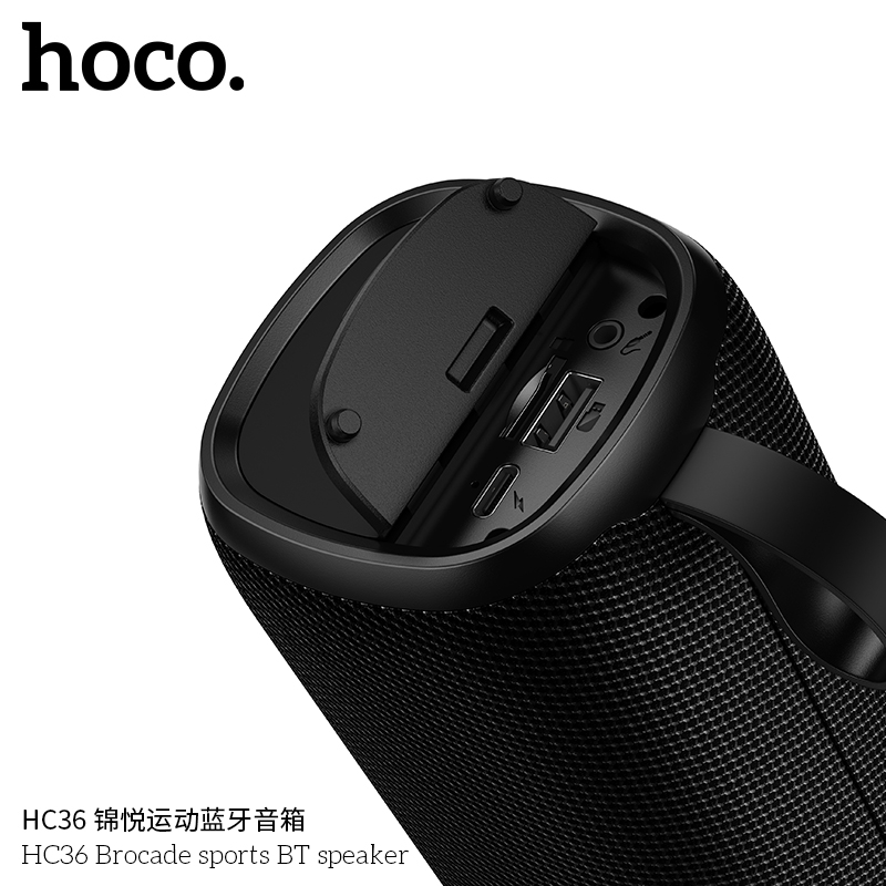 Hoco HC36 Brocade sports BT speaker black [2]