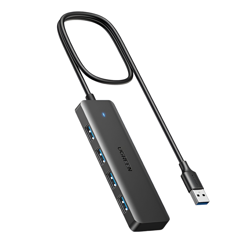UGREEN HUB 4in1 USB 3.0 to 4*USB 3.0 1M CM219, Black [3]