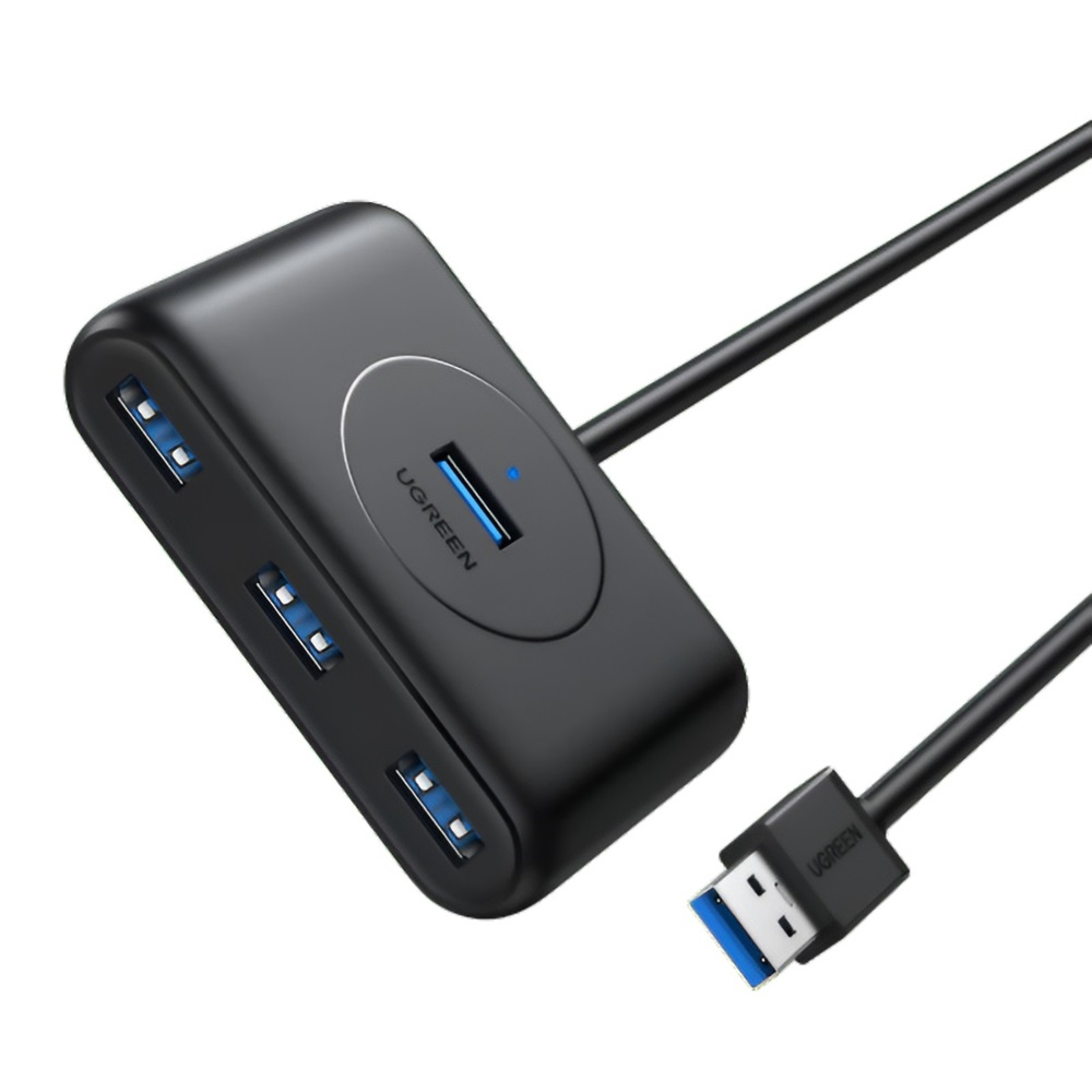 UGREEN HUB 4in1 USB 3.0 to 4*USB 3.0 1M CR113, Black [2]