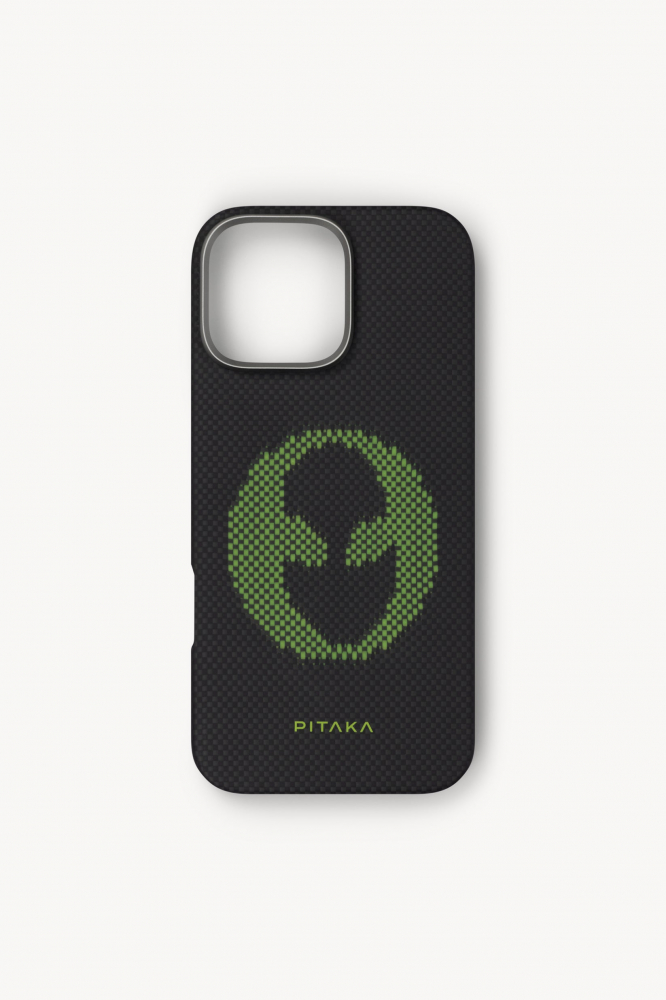 Husa Pitaka pentru iPhone 15 pro max Aries Tactile Woven Alien [8]