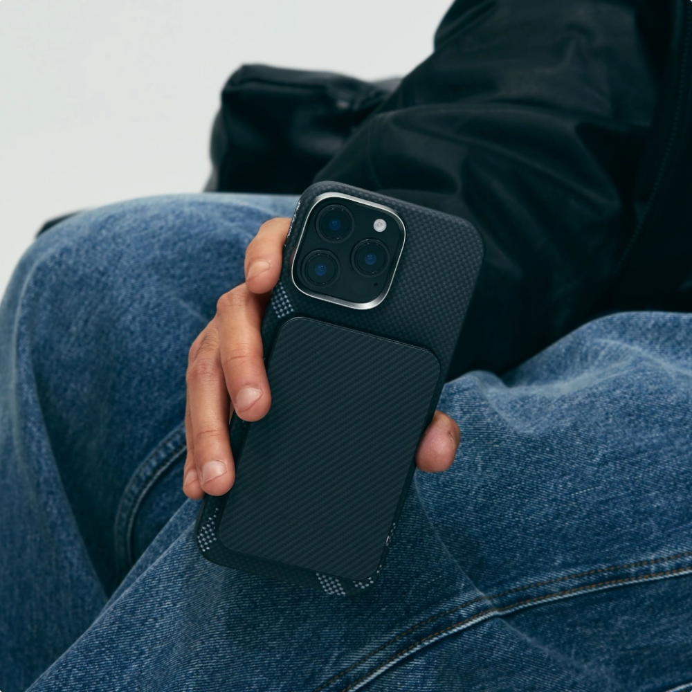 Husa PITAKA pentru iPhone 16 Pro max Re-TROS Rebuilding Tactile Woven Case [15]