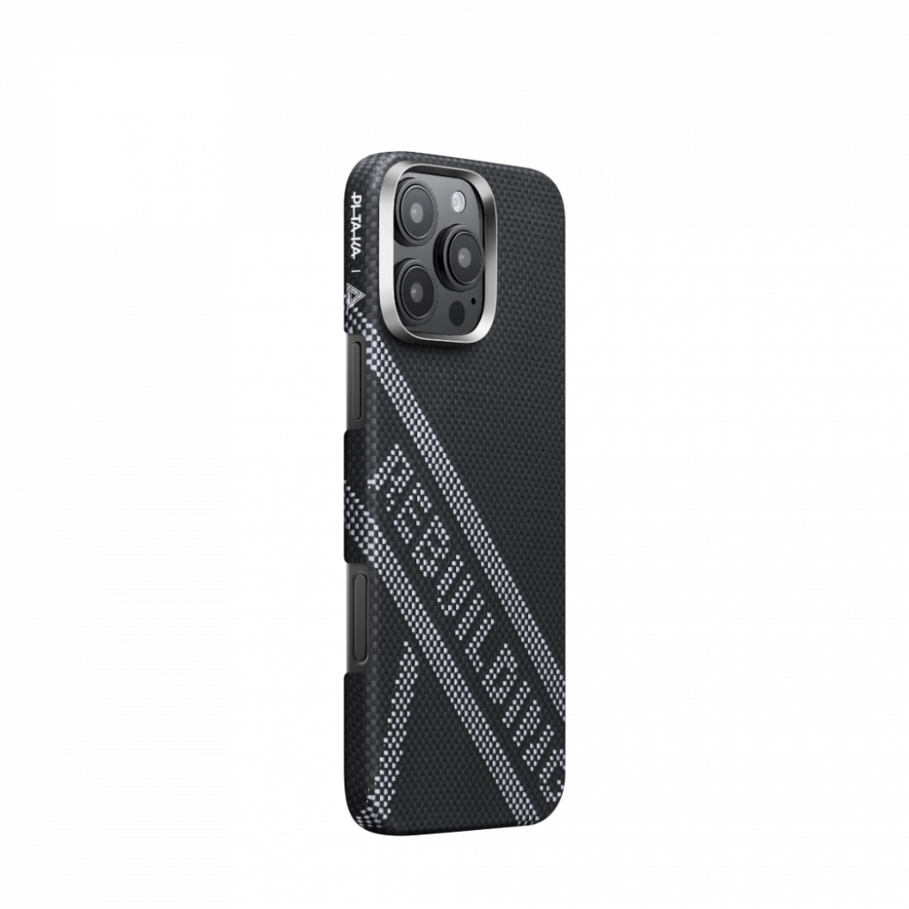 Husa PITAKA pentru iPhone 16 Pro max Re-TROS Rebuilding Tactile Woven Case [11]