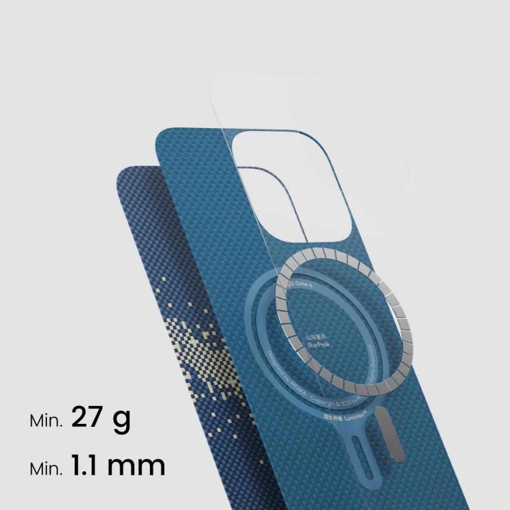 Husa Pitaka pentru iPhone 16 Pro StarPeak Luminous Milky way galaxy [5]