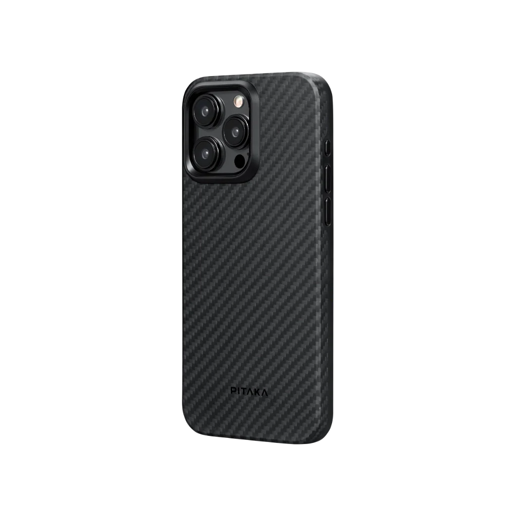 Чехол PITAKA MagEZ Pro 4 Black/Grey Twill 1500D для iPhone15 Pro [2]