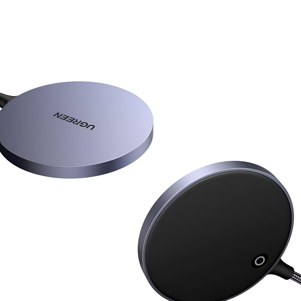 UGREEN Wireless Magnetic Charger for iPhone 15W CD245, Grey [3]