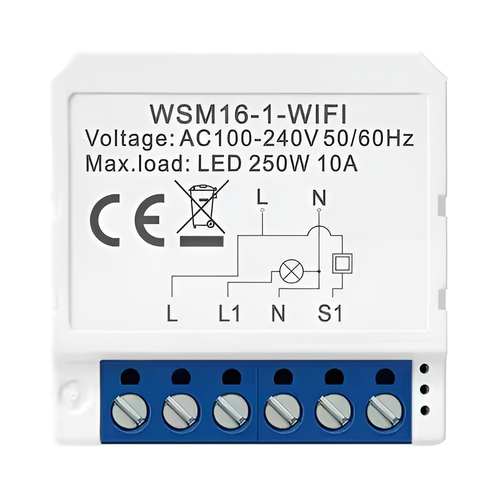 Avatto Smart Light Switch 1 Gang 250W 10A Wi-Fi (Neutral Wire) [1]