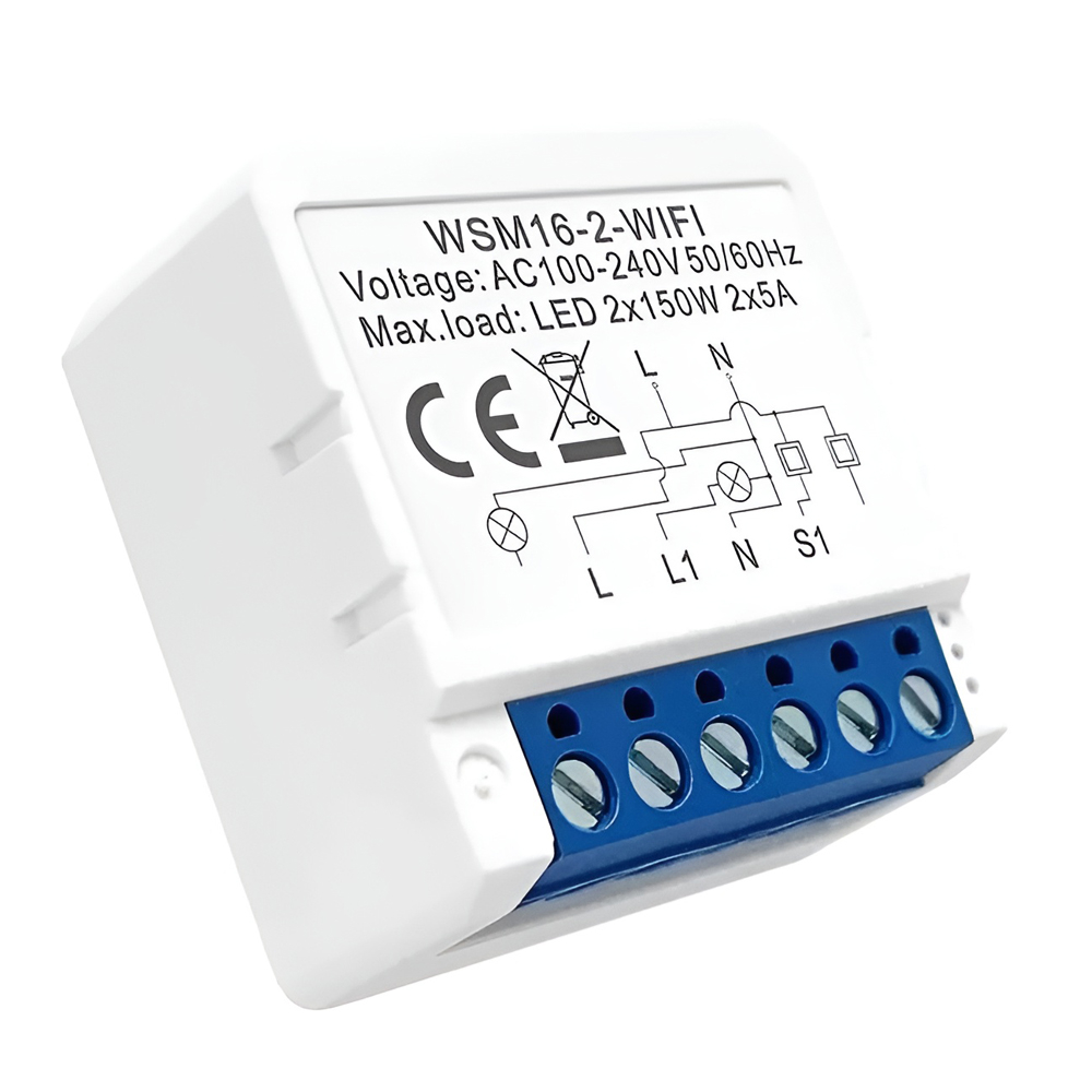 Умный выключатель Avatto Smart Light Switch 2 Gang 250W 10A Wi-Fi (нулевой провод) [2]